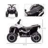 Quad Eléctrico Para Niños De 3-5 Años 12v Con 2 Motores Blanco Homcom