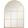 Espejo Decorativo De Pared De Metal Vidrio Homcom 50x2x70 Cm-dorado