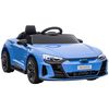 Coche Eléctrico Audi Rs E-tron Gt Para Niños +3 Años Azul Homcom