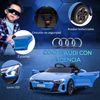 Coche Eléctrico Audi Rs E-tron Gt Para Niños +3 Años Azul Homcom