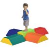 Juego De 5 Bloques De Espuma Para Niños 12-36 Meses Multicolor Homcom