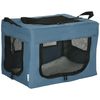 Mochila Para Perros De Acero Tela Oxford 48,5x34x34cm-pawhut.azul