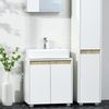 Mueble Debajo Del Lavabo De Madera Abs Kleankin 57x33x60 Cm-blanco