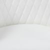 Silla De Oficina De Pu Espuma Acero Vinsetto 59x60x90-100 Cm-blanco