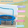 3 En 1 Cama Elástica Infantil Con Mango Extraíble Azul Zonekiz