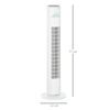 Ventilador De Torre 45w Con Mando A Distancia Temporizador Homcom