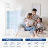 Ventilador De Torre 45w Con Mando A Distancia Temporizador Homcom