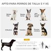 Cochecito Para Mascota De Tela Oxford Acero 82x47x97 Cm-pawhut. Gris