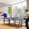 Mesa De Ping Pong Plegable Sportnow Tablero Smc Acero, 274x152,5x76cm