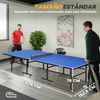 Mesa De Ping Pong Plegable Sportnow Tablero Smc Acero, 274x152,5x76cm