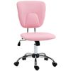 Silla De Oficina De Plástico Espuma Acero Vinsetto 50x54x96,5 Cm-rosa