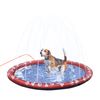 Splash Pad Aspersor De Juegos De Agua Pawhut Pvc 150x150 Cm Rojo