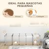 Valla Para Mascotas Diy Pawhut Resina Pp Acero 175x70x45 Cm Blanco