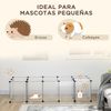 Valla Para Mascotas Diy Pawhut Resina Pp Acero 175x70x45 Cm Blanco