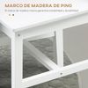 Madera De Pino Homcom 2 Sillas De Comedor 41x46,5x85,5 Cm Blanco