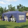 Carpa Plegable De Acero Tela Oxford 585x295x270 Cm-outsunny. Azul