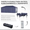 Carpa Plegable De Acero Tela Oxford 585x295x270 Cm-outsunny. Azul