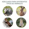 Trampa Para Animales Vivos Outsunny De Acero 81x26x34,5 Cm Plata