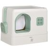 Arenero Para Gatos Cubierta Desmontable Pawhut Pp Pc 53x51x48cm Verde con  Ofertas en Carrefour