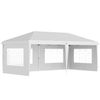 Carpa Plegable Outsunny De Tela Oxford Acero 585x295x270 Cm Blanco