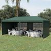 Carpa De Jardín Outsunny De Pe Acero 585x295x255 Cm Verde