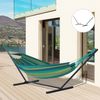 Soporte Para Hamaca Outsunny De Metal 360x92x112 Cm Negro