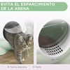 Arenero Para Gatos Cubierta Desmontable Pawhut Pp Pc 53x51x48cm Verde