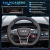 Coche Eléctrico Audi Rs E-tron Gt Para Niños 3-5 Años Negro Homcom
