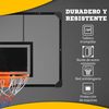 Tablero De Baloncesto Sportnow Acero Pc Poliéster 113x61x73 Cm Negro