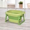 Bañera Plegable Para Bebé De 0-3 Años 105l Verde Homcom