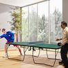Mesa De Ping Pong Plegable Sportnow Mdf Acero 274x152,5x76 Cm Verde