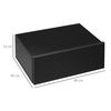 Mesitas De Noche Pared Melamina De Madera Homcom 40x30x15cm-negro