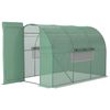 Invernadero De Túnel Outsunny Pe Metal Galvanizado 3x2x2 M Verde