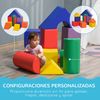 Juego De 11 Bloques De Espuma Para Niños 1-3 Años Multicolor Homcom