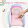 Sillón Para Niños Pequeños En Forma De Arco Iris Rosa Zonekiz