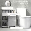 Mueble Auxiliar Baño Moderno De Mdf Kleankin 52x17x67 Cm Blanco