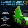Coche Eléctrico Lamborghini Infantil Con Control Remoto Negro Homcom