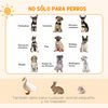 Parque De Juegos Para Perros 8 Paneles De Metal 61x61 Cm-pawhut.negro