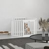 Parque Para Perros Plegable De Madera De Pino 60x70 Cm-pawhut.blanco