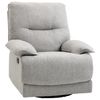 Sillón Reclinable De Salón Poliéster Espuma Homcom 89x98x101 Cm Gris