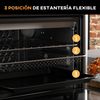 Horno Eléctrico De Sobremesa De 13l 1200w Con 12 Modos Homcom