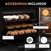 Horno Eléctrico De Sobremesa De 13l 1200w Con 12 Modos Homcom