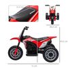 Moto Eléctrica Infantil Con Licencia Honda Crf450rl Rojo Homcom