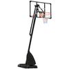 Canasta De Baloncesto Sportnow Acero Pc Pe,111x70,5x293-350 Cm, Negro