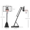 Canasta De Baloncesto Sportnow Acero Pc Pe,111x70,5x293-350 Cm, Negro