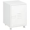 Cajonera De Oficina De Melamina Metal Vinsetto 38x38,5x55,5 Cm Blanco