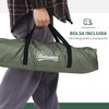 Tienda De Campaña Outsunny Poliéster, 206x152x110 Cm, Verde