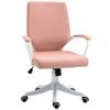 Silla De Oficina De Poliéster Espuma Vinsetto 62x69x92-100 Cm Rosa