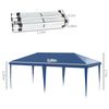 Carpa Plegable De Acero Tela Oxford 585x295x270 Cm-outsunny. Azul