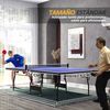 Mesa De Ping-pong Sportnow Mdf Acero Pp, 274x152,5x76 Cm, Azul